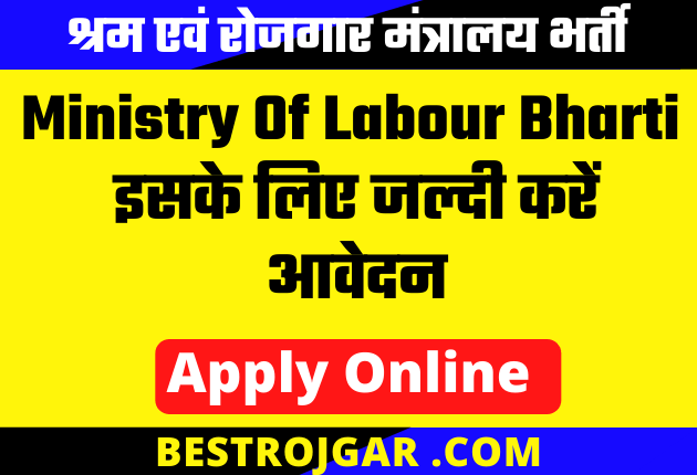 Ministry Of Labour Bharti 