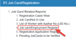 How to view gram panchayat job card online?