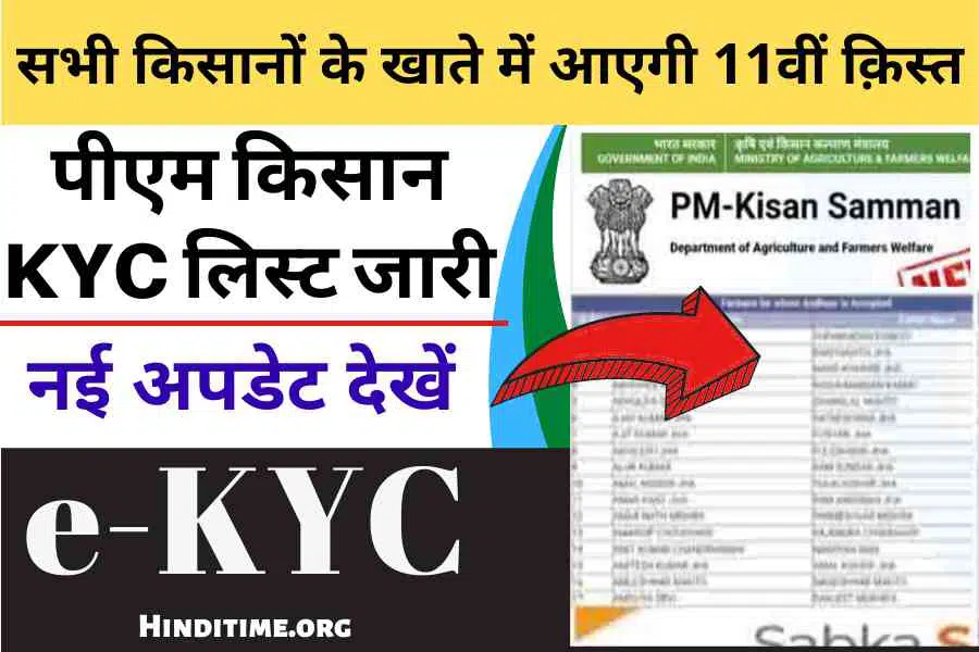 PM Kisan KYC List