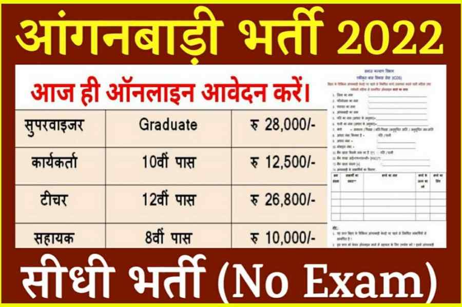 Anganwadi Bharti list