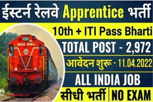 Eastern Railway Apprentice Recruitment 2022 – पूर्वी रेलवे भर्ती 2022 में निकली हैं बंपर भर्ती अभी करे ऑनलाइन आवेदन