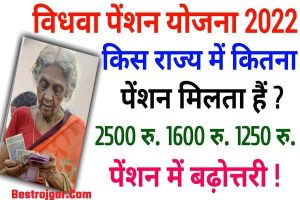 Vidhva Pension Scheme 2022 : इन राज्यों में बढ़ी विधवा पेंशन योजना की राशि, जानें पूरी जानकारी