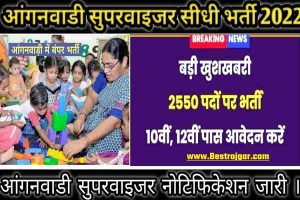 Anganwadi Supervisor Bharti 2022: आंगनवाड़ी सुपरवाइजर 2550 पदों पर सीधी भर्ती