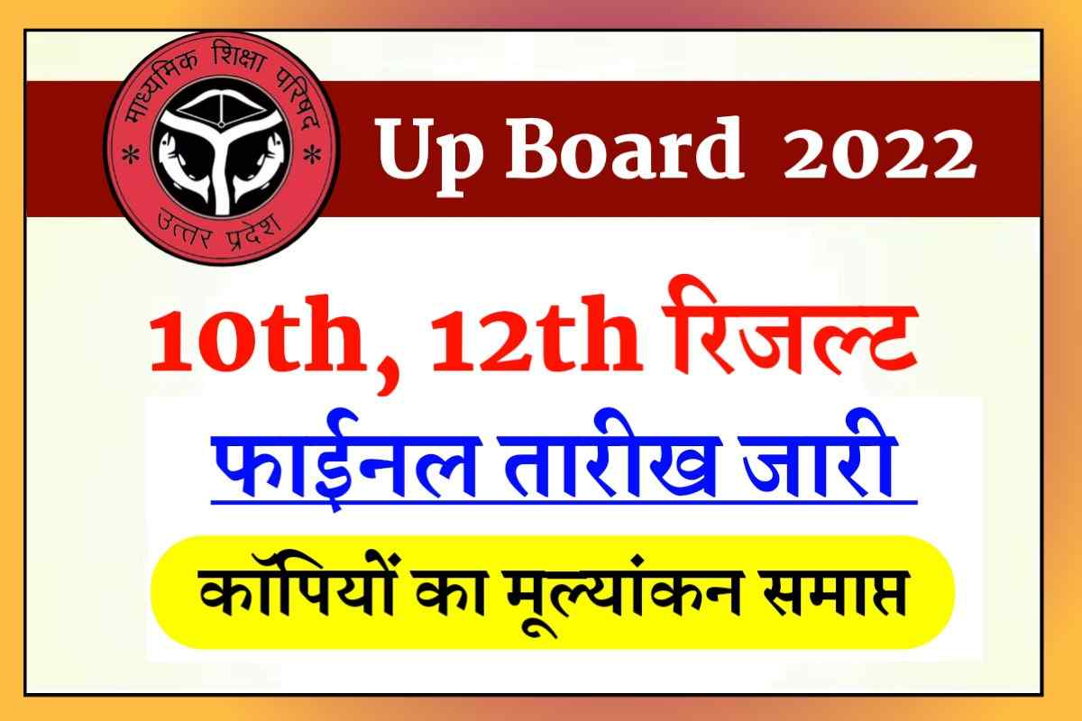 UP Board 10th/12th Final Result Date
