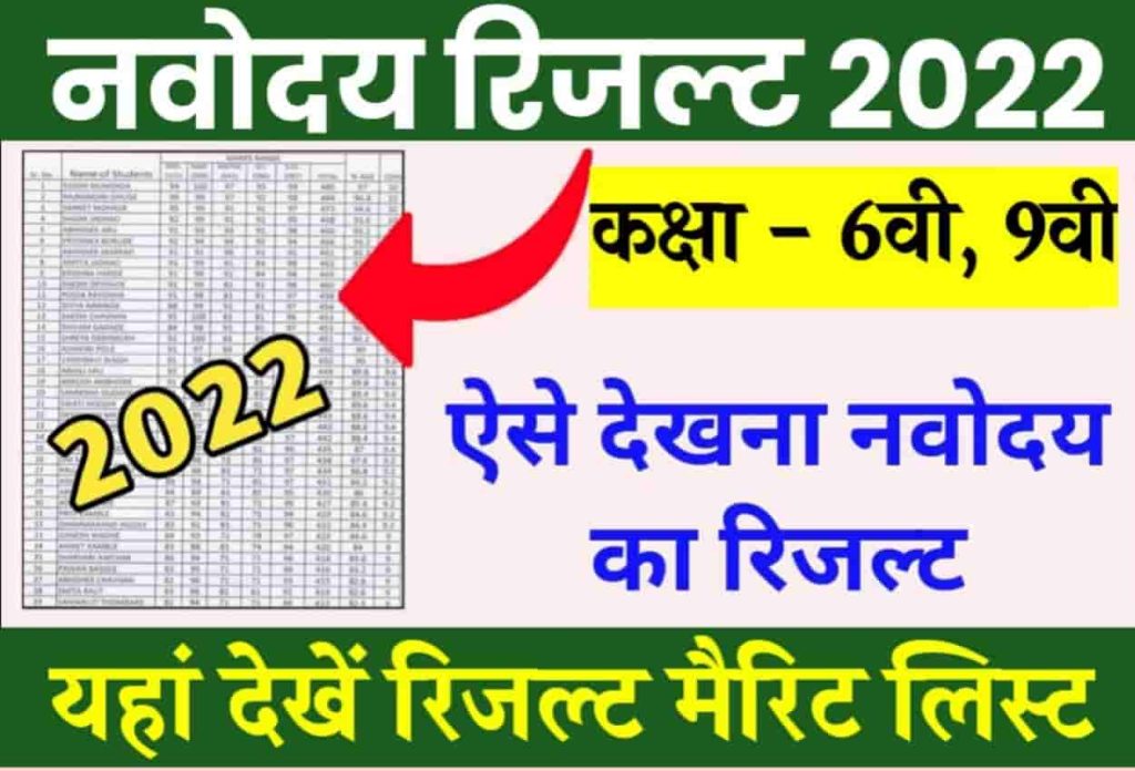 JNVST Result 2022