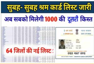 E Shram Card Payment List: नाम होगा तभी मिलेगा श्रम कार्ड की दूसरी क़िस्त का पैसा, इस तरह चेक करें