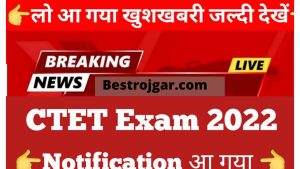 CTET Exam Pattern And Syllabus notification Declared Check Now