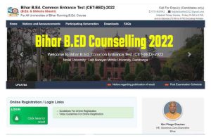 Bihar B.ED Counselling 2022 – Online Registration, Seat Allotment Result, Process