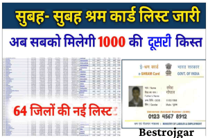 How To Check E Shram Card Payment Status Online: Re-issued, E Shram Card 1000 Rs. how to check amount