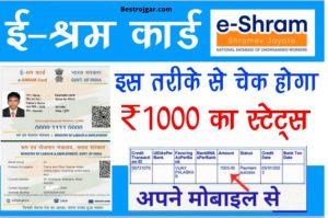 How To Check E Shram Card Payment Status