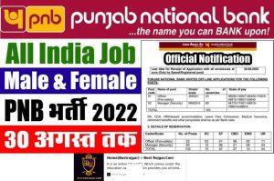 PNB Recruitment 2022 for 103 officer and manager posts in Punjab Bank, apply till 30 August