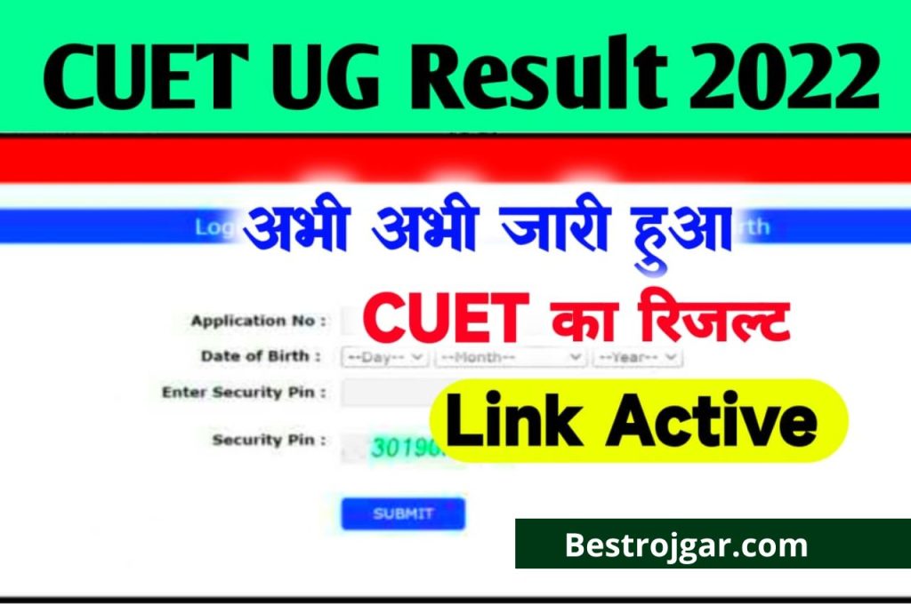 CUET Ug Result 2022