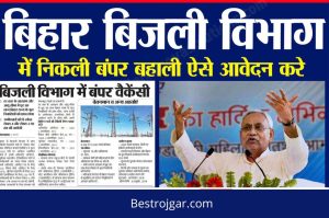 Bihar Electricity Department में निकली बंपर बहाली, जल्द करें अप्लाई 2022?