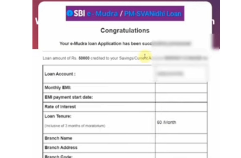 SBI PM Mudra Loan