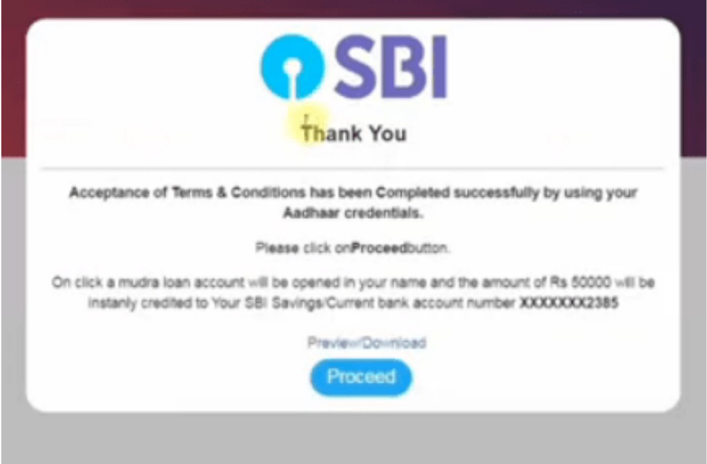 SBI PM Mudra Loan