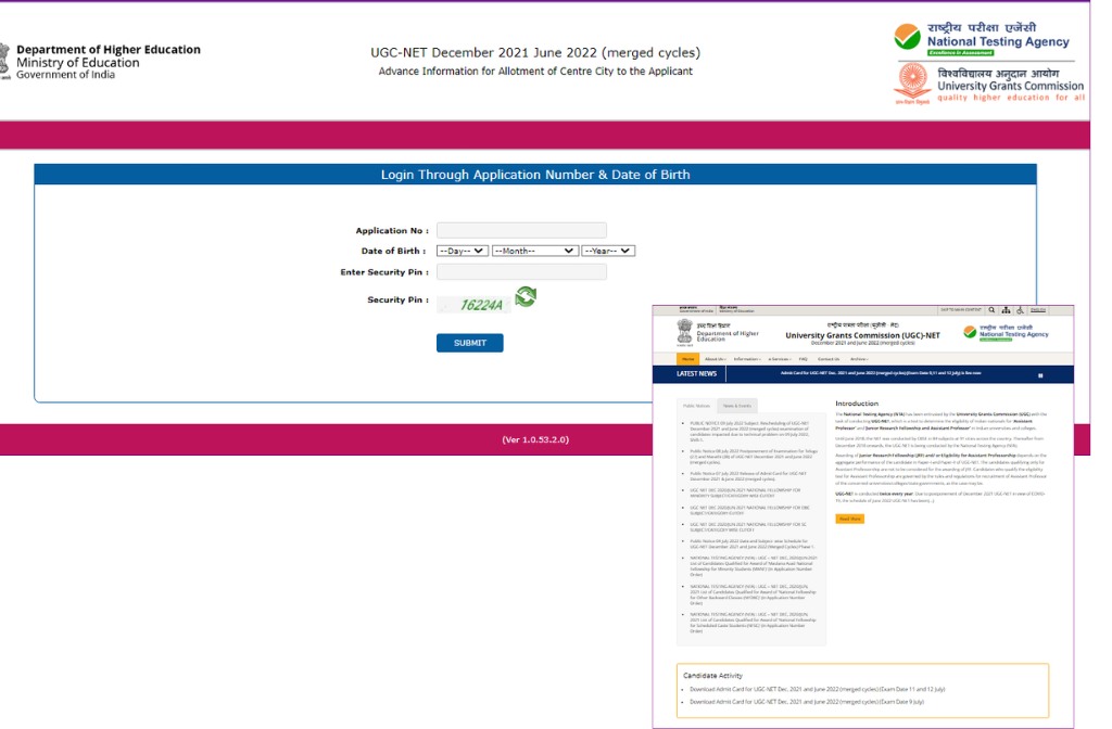 UGC NET Phase 2 Admit Card 2022