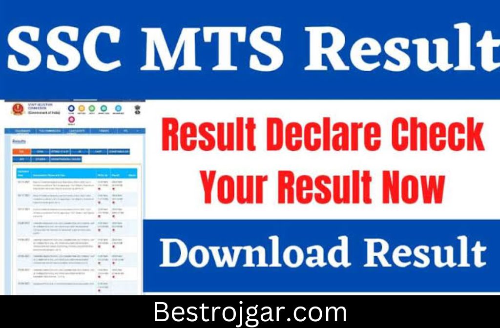SSC MTS Result 2022 Release Today