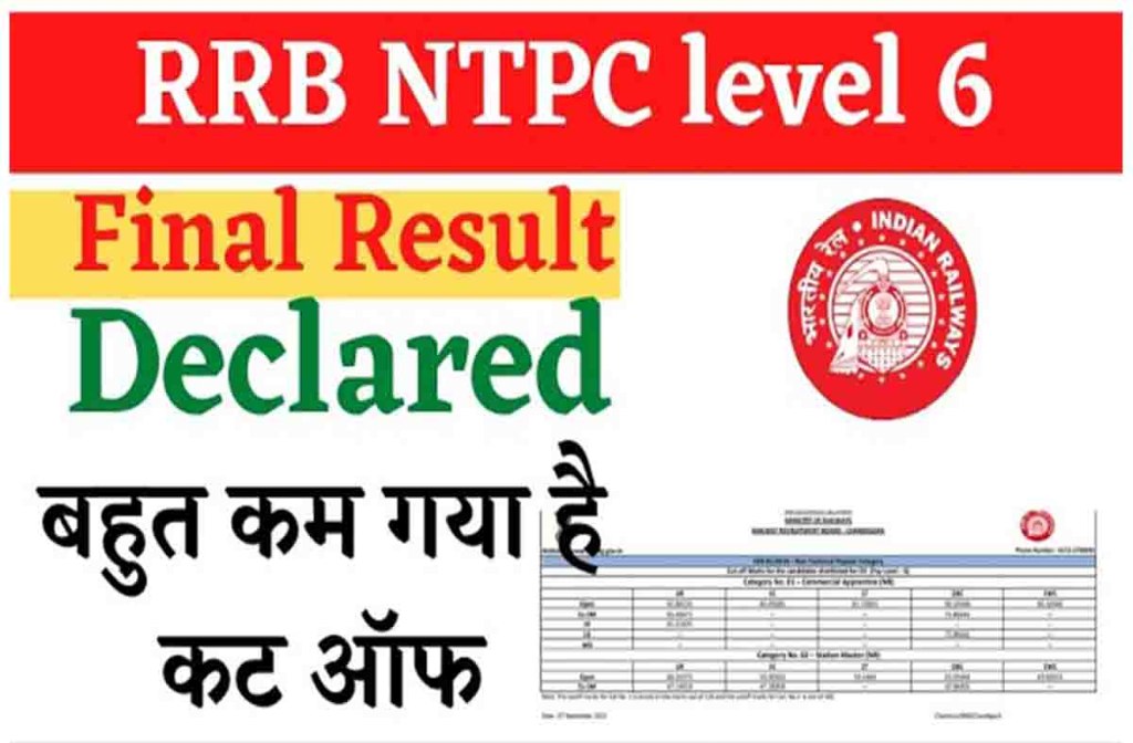 RRB NTPC Level 6 Result 2022
