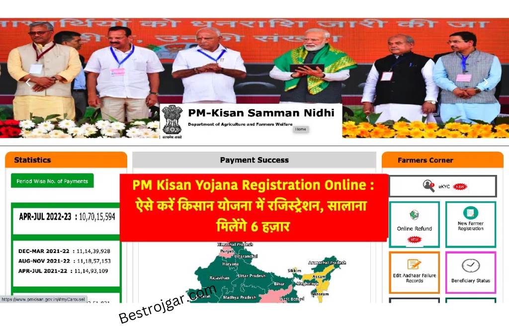 PM Kisan Yojana Registration Online