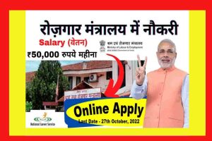 Govt of India Ministry Jobs: भारत सरकार के रोजगार मंत्रालय की नौकरियां, ऑनलाइन आवेदन करें