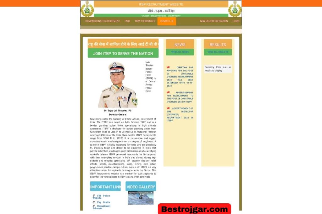 ITBP ASI Pharmacist Recruitment 2022