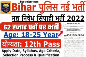 Bihar Police Bumper Recruitment