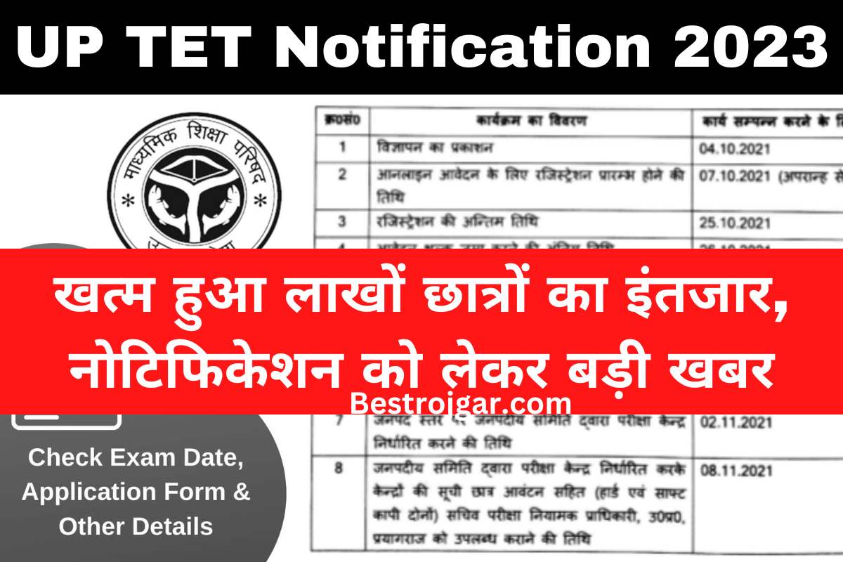 UP TET Notification 2023