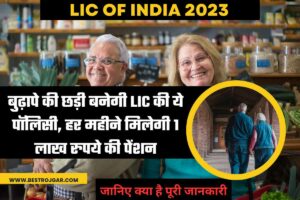 LIC of India 2023: बुढ़ापे की छड़ी बनेगी LIC की ये पॉलिसी, हर महीने मिलेगी 1 लाख रुपये की पेंशन