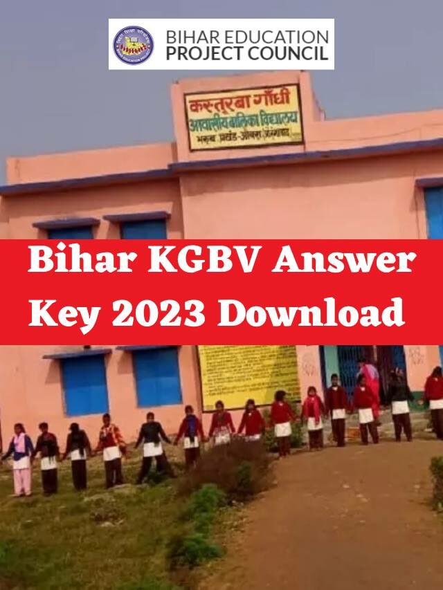 Bihar KGBV Answer Key 2023 Download
