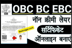 Bihar OBC NCL Certificate online Apply