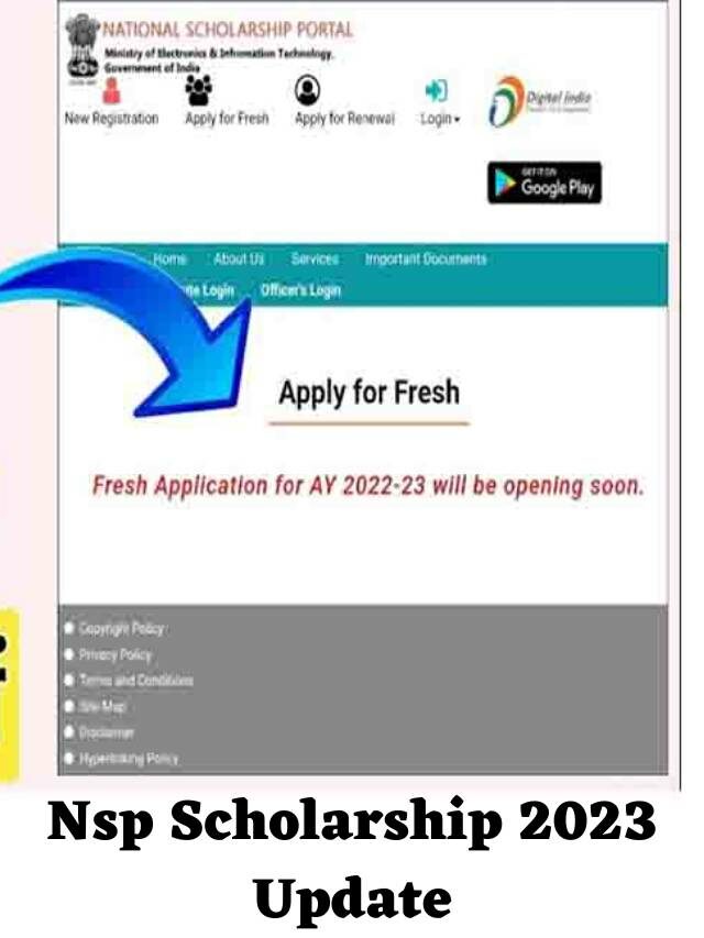 Nsp Scholarship 2023 apply kaise kare