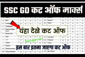 SSC GD Cut Off 2023: एसएससी जीडी कांस्टेबल कट ऑफ मार्क्स 2023 स्टेट वाइज और कैटेगरी वाइज यहां से चेक करें