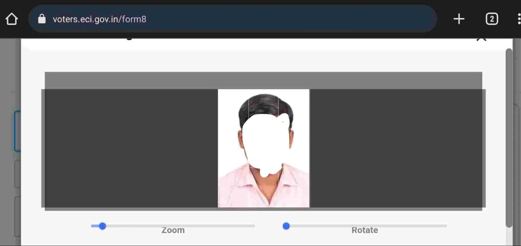 Online Process of Voter ID Card Photo Change Online