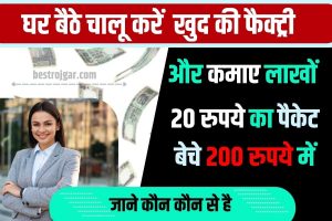 Home Based Business Idea 2024 : घर बैठे शुरू करें खुद की फ़ैक्ट्री और लाखों कमाए, 20 रुपये का पैकेट बिकता हैं 200 में , जाने लॉन कौन से है