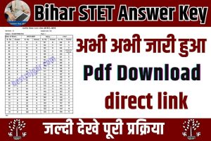 Bihar STET Answer Key Pdf 2024: माध्यमिक शिक्षक पात्रता परीक्षा 2024 Answer Key जारी, जल्द ऐसे करें डाउनलोड