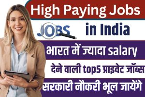 Highest Paying Jobs in India 2023 : भारत में सबसे ज्यादा सैलरी देने वाले top 5 प्राइवेट जॉब्स ,सरकारी नौकरी भूल जायेगे , देखे कौन कौन से है