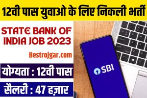 State Bank of India job 2023:भारतीय स्टेट बैंक द्वारा 12वी पास युवाओ के लिए निकली भारी पदों पर भर्ती, यहाँ से जाने सम्पूर्ण जानकारी