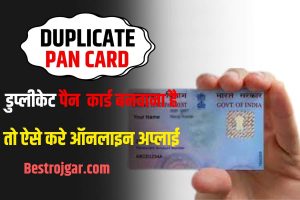 Duplicate Pan Card Application Process: पैन कार्ड खो गया है तो 5 मिनट में डुप्लीकेट पैन कार्ड के लिए अप्लाई करें, जाने क्या है  चार्जेस और प्रोसेस?