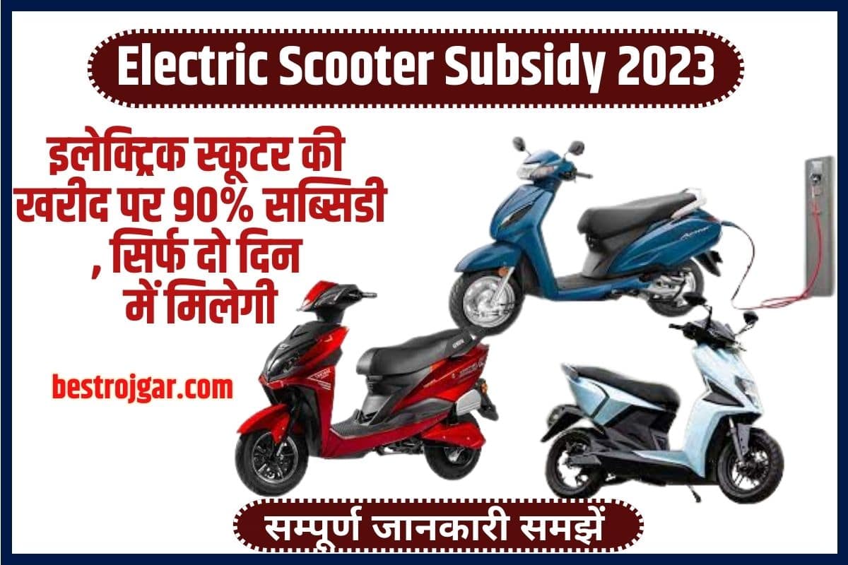 Electric Scooter Subsidy 