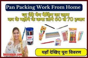 Pan Packing Work From Home 2023: घर बैठे पेन पैकिंग का काम कर के महीने के कमा लोगे 60 से 70 हजार, यहाँ देखिए पूरा विवरण