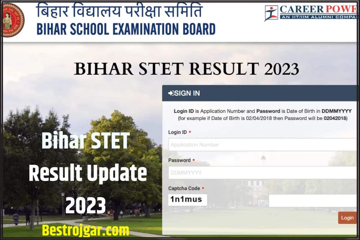 Bihar STET Result Update 2023