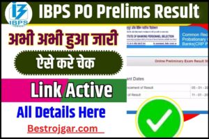 IBPS PO Prelims Result 2023 : IBPS PO Prelims  के रिजल्ट का इंतजार खत्म जारी हो रहा है रिजल्ट, फटाफट ऐसे करें अपना रिजल्ट चेक –