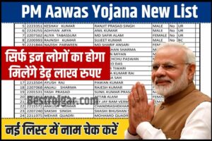 PM Aawas Yojana New List 2023 : प्रधनमंत्री आवास योजना की नई लिस्ट हुई जारी, सिर्फ इन लोगों को मिलेंगे डेढ़ लाख रुपए, यहाँ से देखे लिस्ट में नाम |