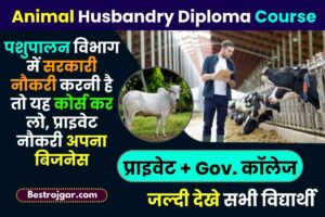 Animal Husbandry Diploma: पशुपालन विभाग में नौकरी पाने के लिए 2 वर्षीय डिप्लोमा आवेदन शुरू जाने पूरी जानकारी हमारे बेवसाइट पर 