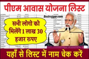 PM Awas Yojana Gramin Beneficiary List 2023 : सभी लोगो को घर बनाने सरकार दे रही 1 लाख 30 हजार रूपए, पीएम आवास योजना की नई लिस्ट चेक करें-