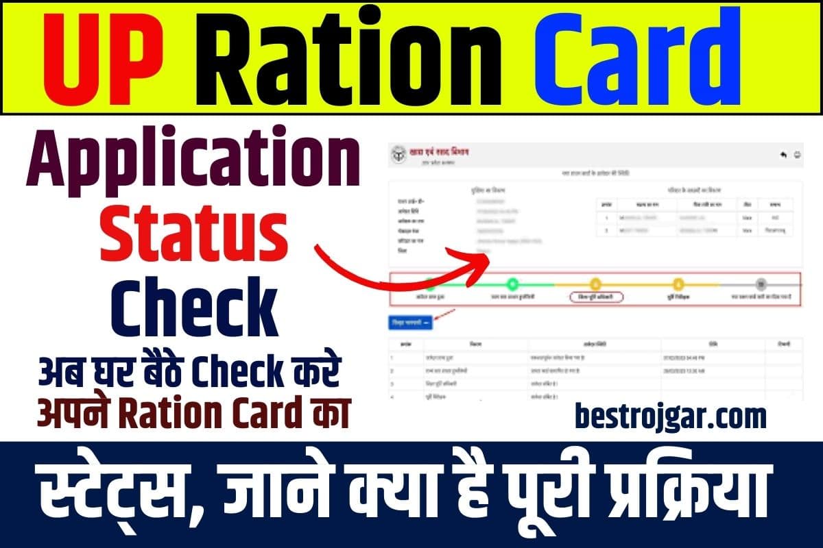 UP Ration Card Application Status Check 