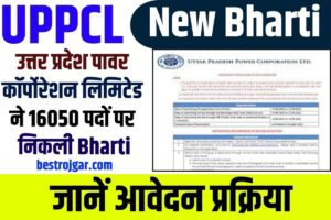 UPPCL New Bharti 2024: उत्तर प्रदेश पावर कॉर्पोरेशन लिमिटेड ने 16050 पदों पर निकली भर्ती , जानें आवेदन प्रक्रिया