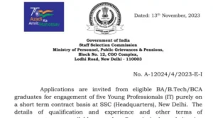 SSC Recruitment