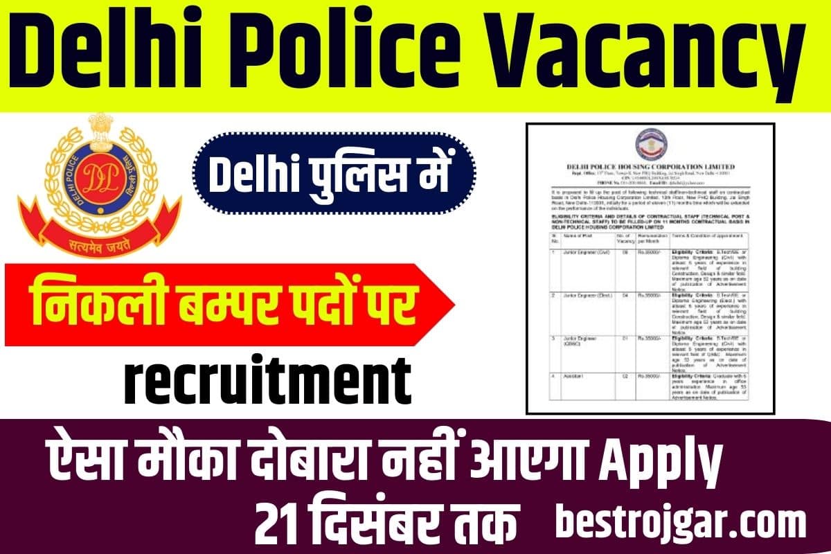 Delhi Police Vacancy