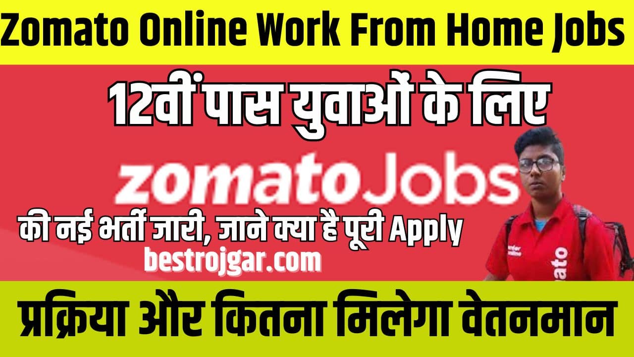 Zomato Online Work From Home Jobs 